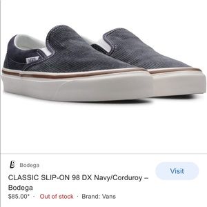 Classic slip-on UltraCush Vans style 98 - Navy